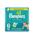 Pampers Rash Protection No.3 6- 10Kg  84's - بامبرز للحماية من الطفح الجلدي، مقاس ٣