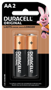 Duracell Original AA Batteries - 2's - بطاريات دوراسيل الأصلية 