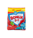 Bonux 3in1 Powder Active Fresh 20% 1.5Kg  بونكس مسحوق ٣ في ١ برائحة الانتعاش النشط