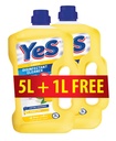 Yes Floor Cleaner Lemon 5L+1L Free 6L - يس منظف ​​أرضيات برائحة الليمون