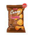 Master Curvy Kbir Barbecue 155g*12 - ماستر  كيرفي كبير باربكيو