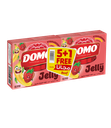 DOMO -  Jelly Beef Strawberry/Banana 5+1 FREE OFFER-دومو – جيلي لحم بنكهة الفريز والموز