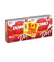 DOMO - Diet Jelly Beef Strawberry 5+1 Free Offer-دومو – جيلي لحم دايت بنكهة الفريز