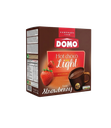 Domo Hot Choco Drink Light Strawberry Flavor 24x10g-  دومو مشروب شوكولاتة ساخنة لايت بنكهة الفريز