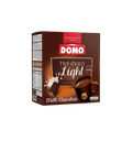 Domo Hot Choco Drink Light Milk Chocolate Flavor 24x10g -  دومو مشروب شوكولاتة ساخنة لايت بنكهة شوكولاتة الحليب