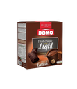 Domo Hot Choco Drink Light  Dark Chocolate Flavor 24x10g - دومو مشروب شوكولاتة ساخنة لايت بنكهة الشوكولاتة الداكنة   