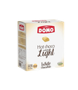Domo Hot Choco Drink Light White Chocolate Flavor 24x10g -  دومو مشروب شوكولاتة ساخنة لايت بنكهة الشوكولاتة البيضاء 