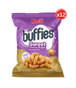 Master Buffies Sweet Peanuts 75g*12 -  ماستر بافيز بنكهة الفول السوداني الحلو
