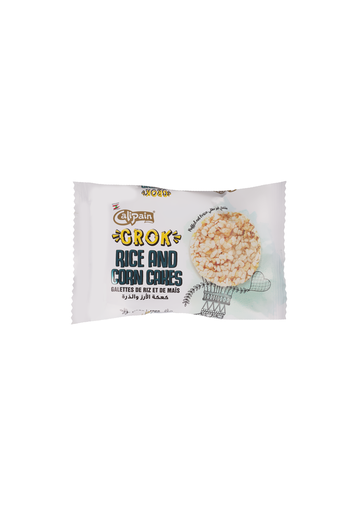 Calipain Crok Corn & Rice Cake 4pcs 20g -كعكات الذرة والأرز