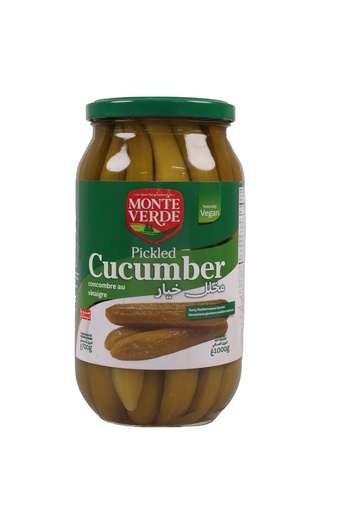 Pickled Cucumber 1000g  monte verde مخلل خيار - Jar