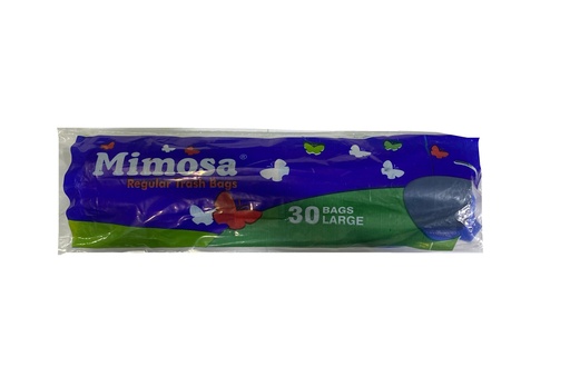 Mimosa trash bags large 1*30 bags أكياس للنفايات بلا ربطة كبير 