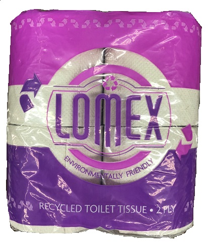 Linatex toilette tissues lomex 4 rolls محارم تواليت
