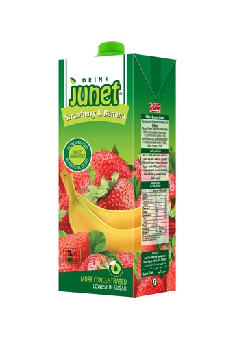 Carton Junet 1L Strawberry Banana /   كرتون جونيت فريز وموز 