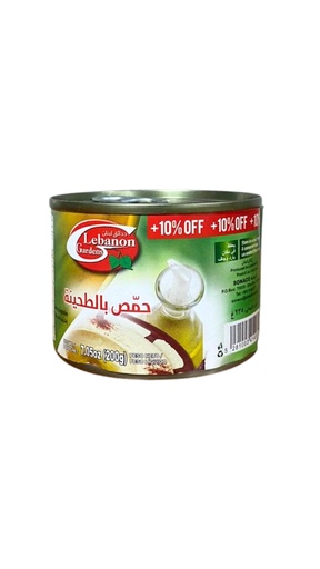 Hummus Tahineh 200g - Lebanon Gardens / حمص طحينة