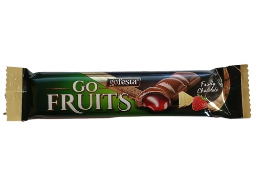 Go fruity chocolate bar 25g