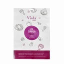 Viola Zipper Bags 20 (Pack of 12) (Large) - أكياس بسحاب كبير   
