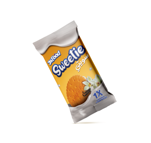 JoFood Sweetie Sandwich Biscuit  Vanilla 26G - سويتـي بسكويت ساندويش فانيليا  