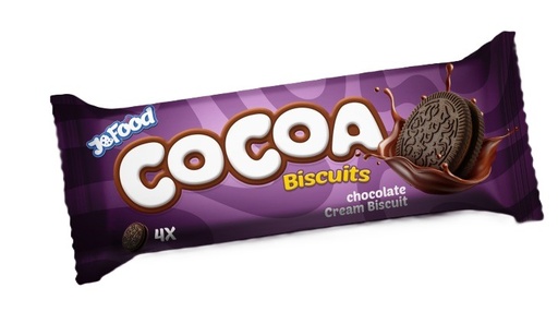 JoFood Cocoa  Filled with Chocolate 36G - جو فود دوائر محشوة بكريمة الشوكولاتة 