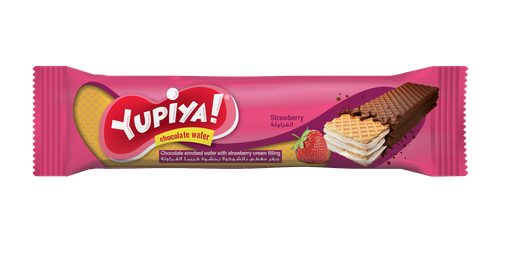 Yupiya Enrobed Strawberry 24*24g - يوبيا بالفراولة  
