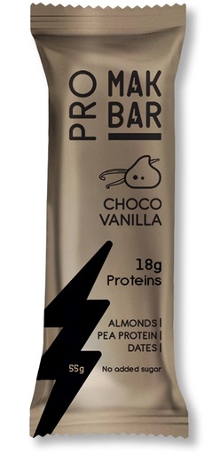 Mak Bar Pro - Chocco Vanilla - 18g protein -55g-نكهة الشوكولاتة والفانيليا 