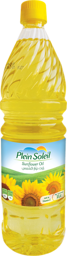 Plein Soleil sunflower oil 1L - زيت دوار الشمس 