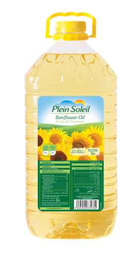 Plein Soleil sunflower oil 5L - زيت دوار الشمس   