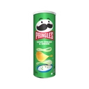 Pringles Sour Cream & Onion 165g - برينجلز بالكريمة الحامضة والبصل 