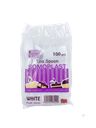 Somo Plast White Tea Spoon (100 Pcs) 