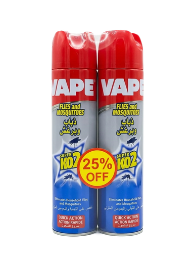 Vape Super KO2 Alk 400ml flies and mosquitos Buy 2 & Get 25% -زباب وبرغش  