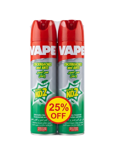 Vape Super KO2 FIK 400ml cokroaches and ants  Buy 2 & Get 25% - صراصير ونمل  