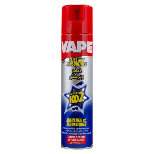 Vape Super KO2 Alk 400ml flies and mosquitos-زباب وبرغش  