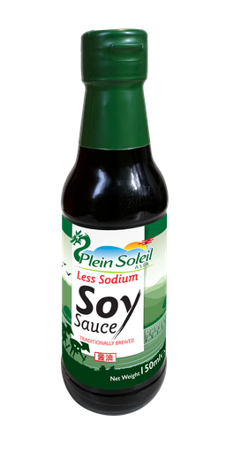 Plein Soleil less sodium soy sauce 150ml - صويا قليلة الصوديوم 