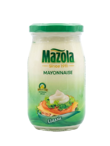 Mazola Mayonnaise Glass 250ml - مايونيز مازولا 