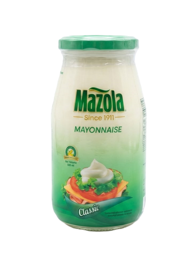 Mazola Mayonnaise Glass 500ml - مايونيز مازولا 
