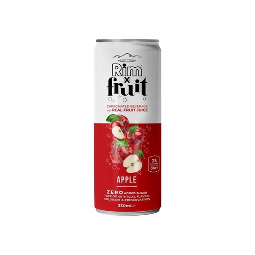 Rim Sparkling Can Apple 250ml*6 - مياه غازية تفاح 