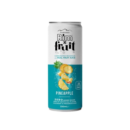Rim Sparkling Can Pineapple 250ml*6 - مياه غازية  أناناس 