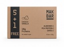 Mak Bar Pro - Chocco Vanilla (5+1)- 18g protein -55g-نكهة الشوكولاتة والفانيليا