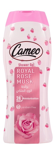 Cameo Shower Gel Royal Rose Musk 650Ml - جل استحمام بالورد الملكي والمسك 
