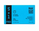 Mak Bar Pro - Cookies N' Cream (5+1) - 18g protein - 55 gr -بنكهة الكوكيز والكريمة 
