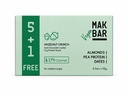 Mak Bar Vegan - Hazelnut Crunch (5+1)-  11g protein - 42g - بندق مقرمش 